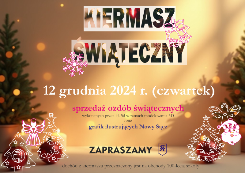 Zapraszamy na świąteczny kiermasz!